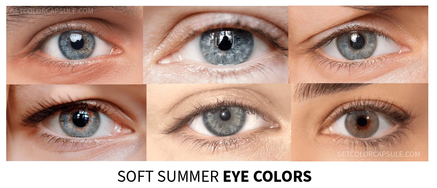 Soft Summer eye colors